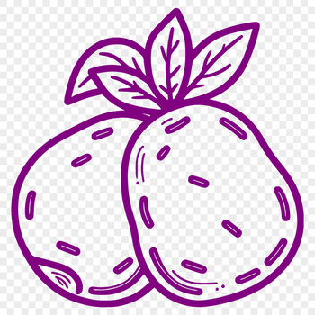 A digital illustration of a single potato with detailed texture and shape.