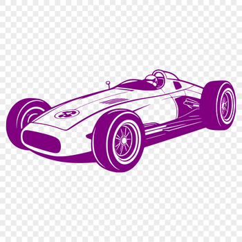 A high-performance racing car designed in vector format for digital editing.
