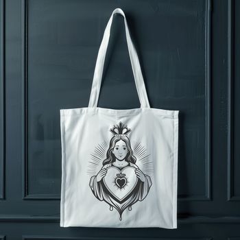 A digital illustration of a Sacred Heart icon, suitable for religious designs and vector art.