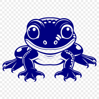 A detailed vector illustration of a salamander in a realistic pose.