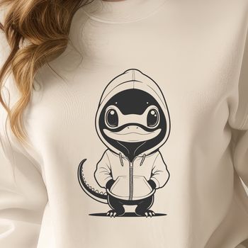 A detailed illustration of a salamander in various poses and environments, suitable for vector art and design projects.