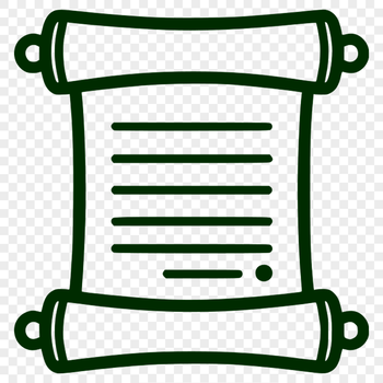 Graduation scroll award with diploma and paper texture, ideal for personal or commercial use.
