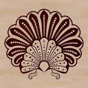A digital illustration of a seashell in vector format, suitable for various applications.