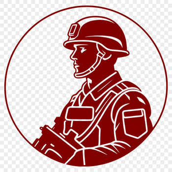 A male figure in military attire, ideal for crafting and design projects.