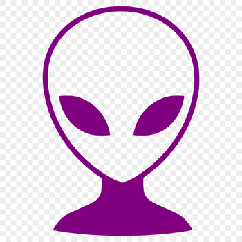 A sci-fi inspired illustration of a futuristic extraterrestrial being in vector format.