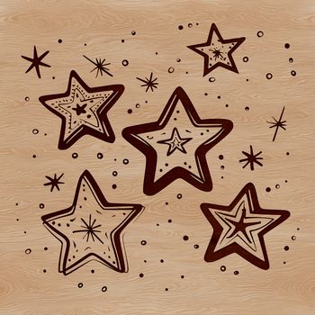 A simple star illustration created as an SVG file for various design projects.