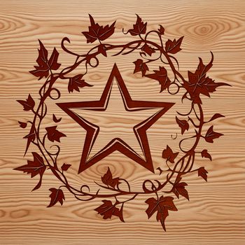 A minimalist star design created as a vector graphic in SVG format, ideal for various digital applications.