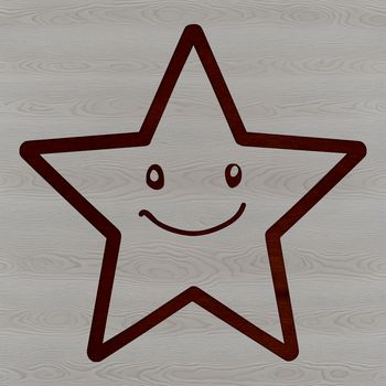 Illustrative vector star graphic used as a design element or template for various applications.