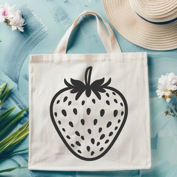 A high-quality vector illustration of a ripe strawberry.