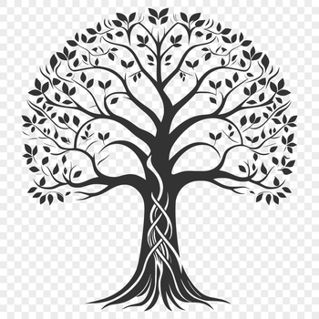 A high-quality illustration of a tree in vector format.
