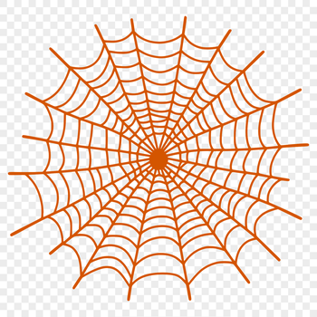 An intricately designed SVG image of an arachnid's network.