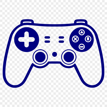 A sleek modern game controller with directional pad and button layout.