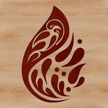 Ornate paisley pattern for digital use, suitable as vector art or clip art.