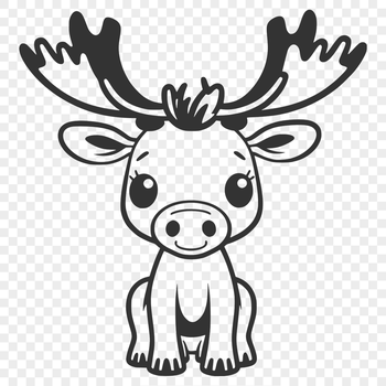 An SVG graphic design featuring a realistic depiction of a wild animal.