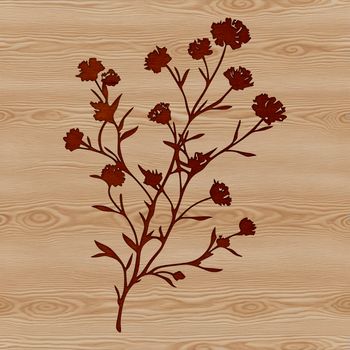 A colorful wild flower with intricate details, perfect for vector art designs.