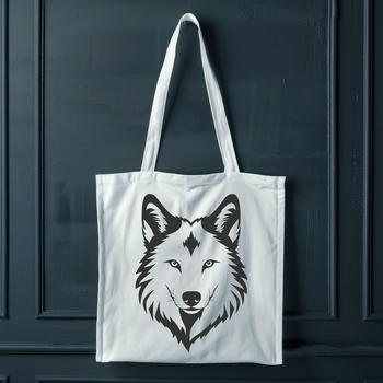 A detailed illustration of a wolf's head, designed as vector art suitable for various uses.