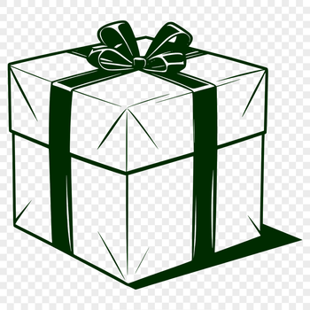A simple vector box design for crafting or digital use.
