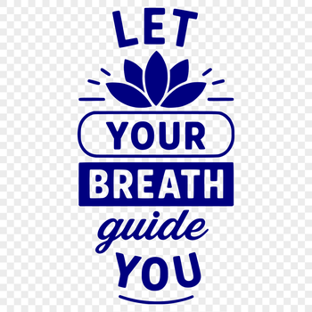 A quote about yoga and wellness surrounded by minimalist illustrations and inspirational text.