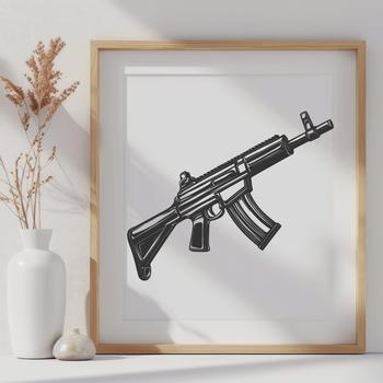 Creative Rifle In SVG - For Free Download, Commercial Use
