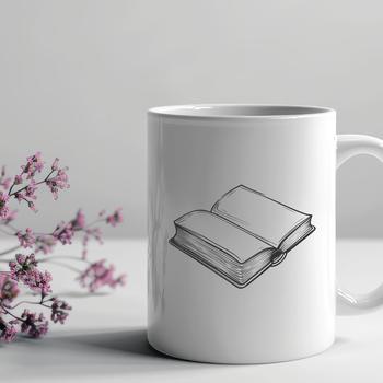 An open book with pages containing educational content.