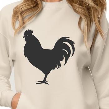 Beautiful Chicken In DXF Format