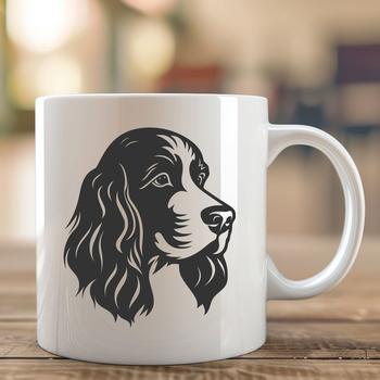 Unique Cocker Spaniel In SVG