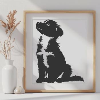 Sitting Australian Shepherd - PDF