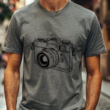 Unique Camera Vector Drawing