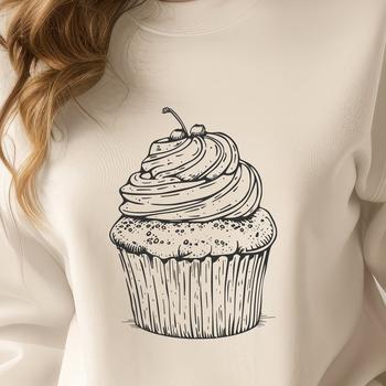 Creative Cupcake In SVG