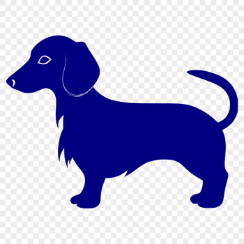 Free Stunning Dachshund Vector Drawing