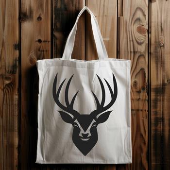 A high-quality vector illustration of a deer's head, suitable for various design purposes.