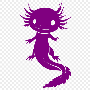 Free Unique Axolotl Vector Drawing