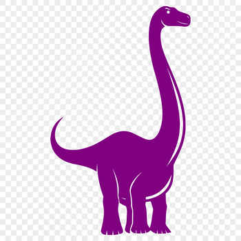 A detailed illustration of a Brachiosaurus dinosaur from the prehistoric era, suitable for various design purposes.