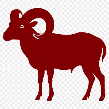 Free Artistic Ram Vector Drawing