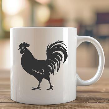 Stunning Cockerel In DXF Format