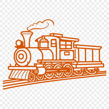 Unique Train SVG