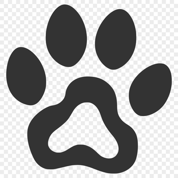 Creative Paw Print In SVG For Free Download