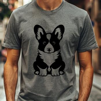 Stunning Sitting Welsh Corgi - SVG