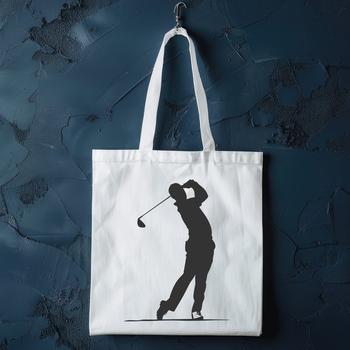 Free Unique Golfer Silhouette