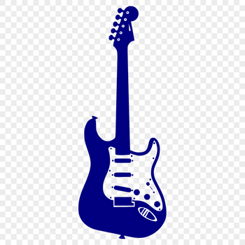 Free Beautiful Guitar Clipart