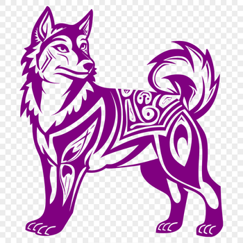 Stunning Husky - For Glowforge Project