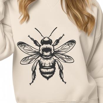 Artistic Bee In PDF And PNG