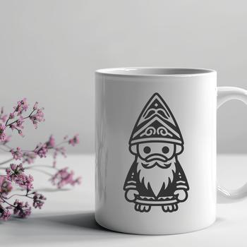 Dwarf Drawing In SVG, PNG, PDF And DXF Formats