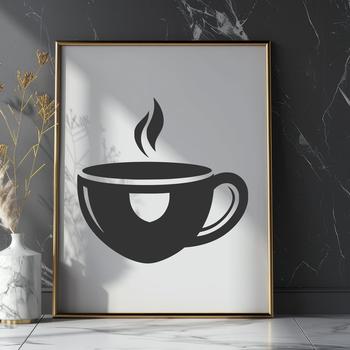 Simple cup design in vector format