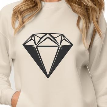 Beautiful Diamond In SVG & DXF