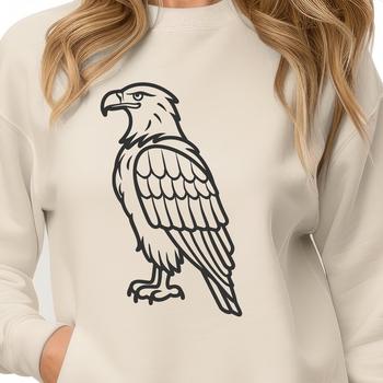 Perched Eagle SVG