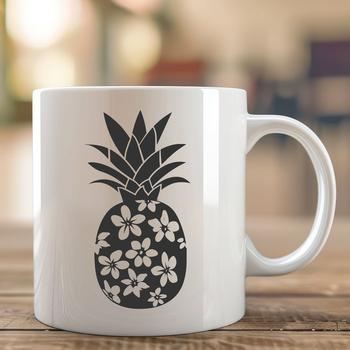 Unique Pineapple SVG, PNG, PDF And DXF Files