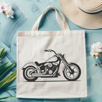 Motorcycle vehicle design, free vector art
