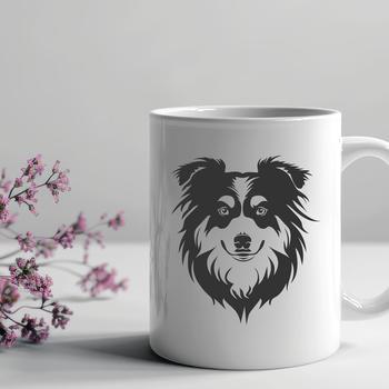 Unique Shetland Sheepdog - Laser Cutter SVG