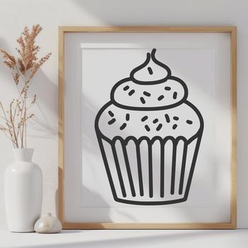 Creative Cupcake - Vinyl PNG